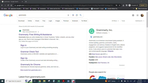 Thumbnail for Grammarly 