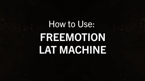 Thumbnail for Freemotion Lat.mp4
