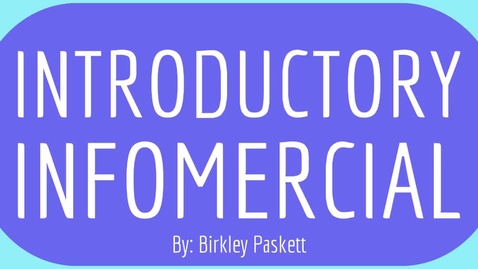 Thumbnail for Birkley Paskett Introductory Speech