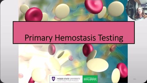 Thumbnail for Coagulation Testing Part 2 Primary and Secondary Testing