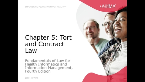 Thumbnail for entry Ch 5 Tort &amp; Contract Law