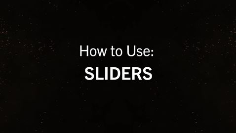 Thumbnail for entry Sliders.mp4