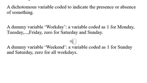 Thumbnail for entry Week 2 Part 4 Dummy Variable