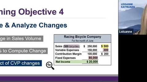 Thumbnail for TEMP - ACTG 2020 - Chap 5  Video 7 - Effect from changes to profit levers