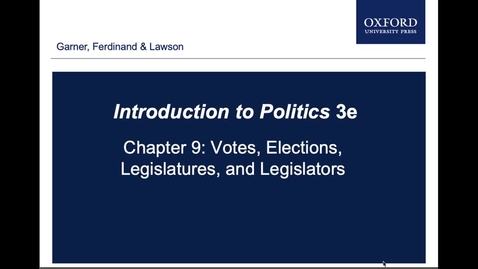 Thumbnail for entry POLS 1010 Chapter 9: Lecture A