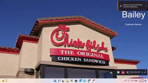 Thumbnail for entry Chick-Fil-A (Customer Service)