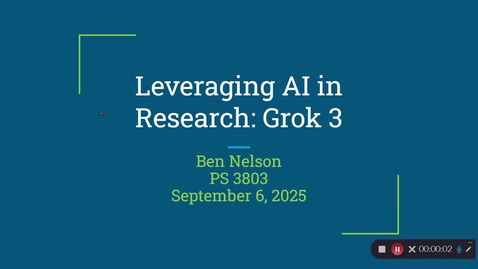 Thumbnail for FINAL AI Usage Presentation - September 6th 2025, 11:05:08 pm