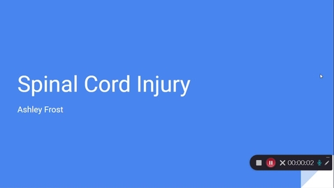 Thumbnail for entry Spinal Cord Injuries