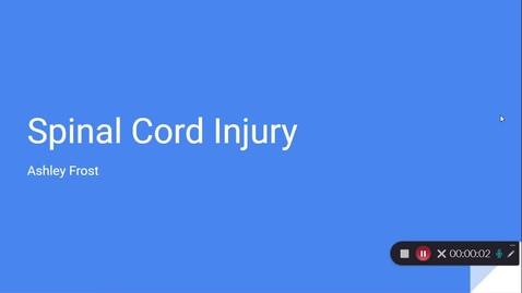 Thumbnail for Spinal Cord Injuries