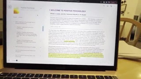 Thumbnail for Textbook Engagement Video Example - 2