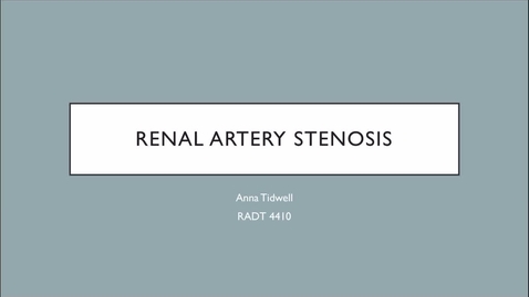 Thumbnail for entry Case Study Renal