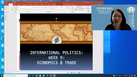 Thumbnail for entry International Economics and Trade - Week 9