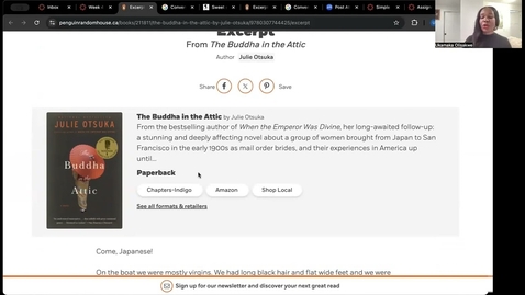 Thumbnail for Week 4 Guide: Literary Trends – Sally Rooney and Julie Otsuka
