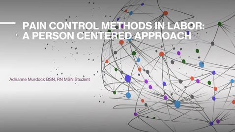 Thumbnail for  Pain Control Methods in Labor