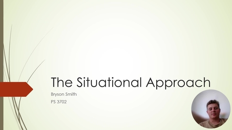 Thumbnail for The Situational Approach