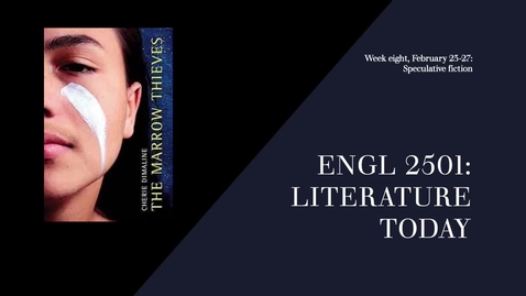 Thumbnail for ENGL 2501 Week Eight Spring 2026 Recording