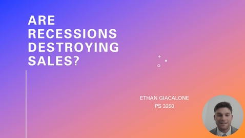 Thumbnail for ARE RECESSIONS DESTROYING SALES