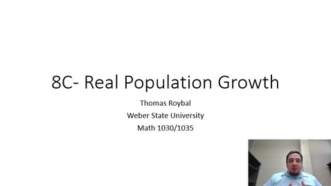 Thumbnail for entry 8C-Real Population Growth Video
