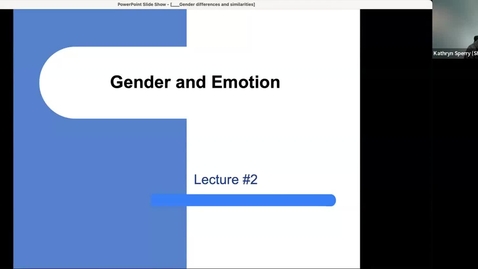 Thumbnail for entry Gender and Emotion (take 2)