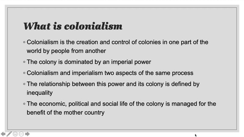 Thumbnail for entry POLS 4210 Module 2.1 Colonial Repression