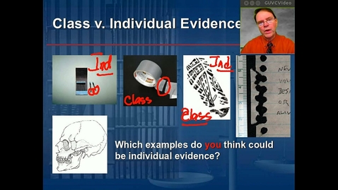 Thumbnail for entry Types of Evidence, Part 2 -- Physical Evidence