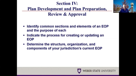 Thumbnail for Module 9 Emergency Planning (4) SAFE 3650  VTL Spring 2025 35661 - Quiz