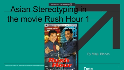 Thumbnail for Racial Stereotyping in Rush Hour 1_ An Analysis (1)