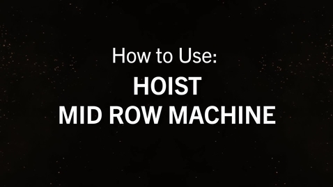 Thumbnail for Hoist Mid Row.mp4