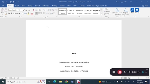 Thumbnail for NRSG 6801 Writing Help October 3rd 2022