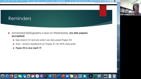 Thumbnail for entry Diversity lecture (April 5)