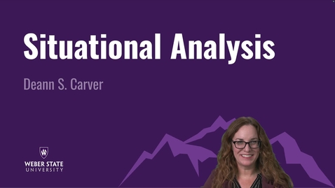 Thumbnail for COMM 3440 Situational Analysis