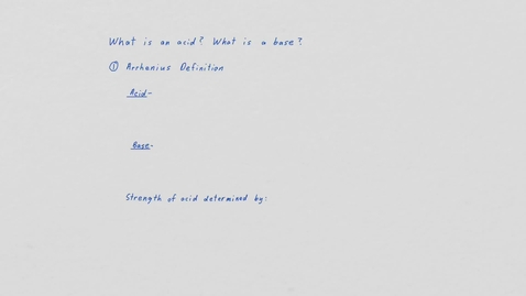 Thumbnail for Note Sep 10, 2020 Acid-base definitions