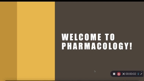 Thumbnail for Welcome to Pharmacology (Spring 2026)