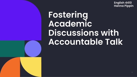 Thumbnail for Accountable Talk