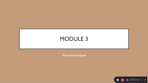Thumbnail for Week 3 Rhetorical Analysis