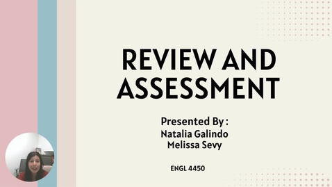Thumbnail for Review and Assessment