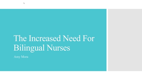 Thumbnail for bilingual nurses