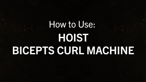 Thumbnail for entry Hoist Biceps Curl.mp4