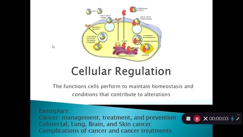 Thumbnail for Unit 11 RECORDED LECTURE Cellular Regulation