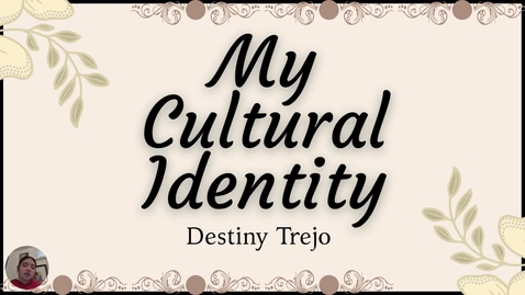 Thumbnail for My Cultural Identity