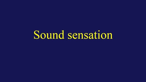 Thumbnail for Sound processing movie