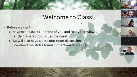 Thumbnail for  Week 3 Class Recording Summer Wednesday