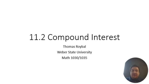 Thumbnail for ME 11.2 Compound Interest