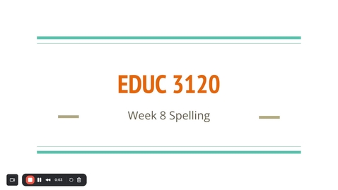 Thumbnail for Spelling 8b - Google Slides - 25 September 2025