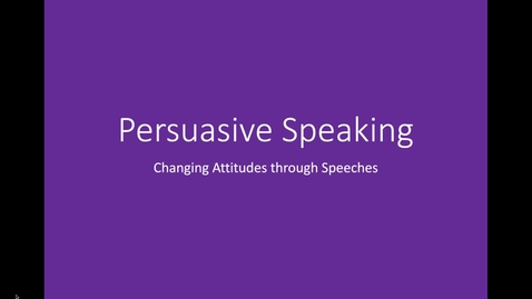 Thumbnail for COMM 1020 - Persuasion