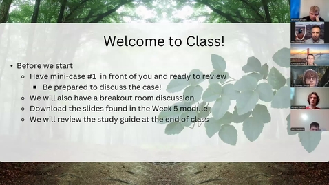 Thumbnail for Week 5 Class Recording - Spring 2026