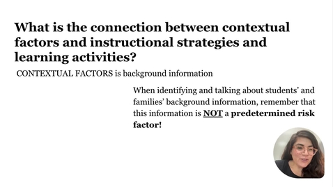 Thumbnail for Module 6 - Lecture on lesson planning and language support