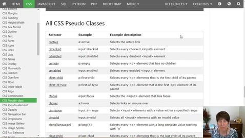 Thumbnail for Using pseudo classes to style the hyperlink
