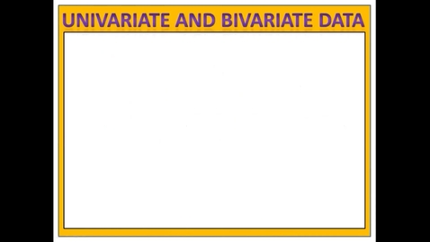 Thumbnail for entry Clip of bivariate, 2-way table, scatterplot