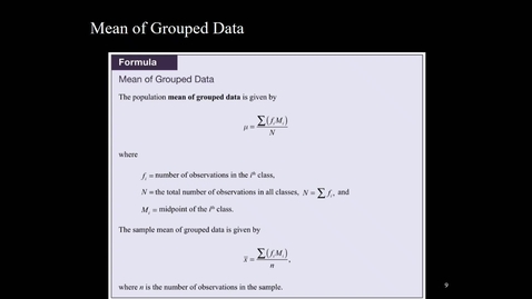 Thumbnail for MBA 6050 Sections 4.4-4.8, Excel Example